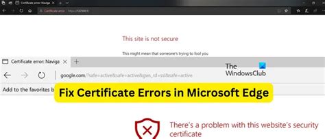  a  |How to bypass certificate errors using Microsoft Edge